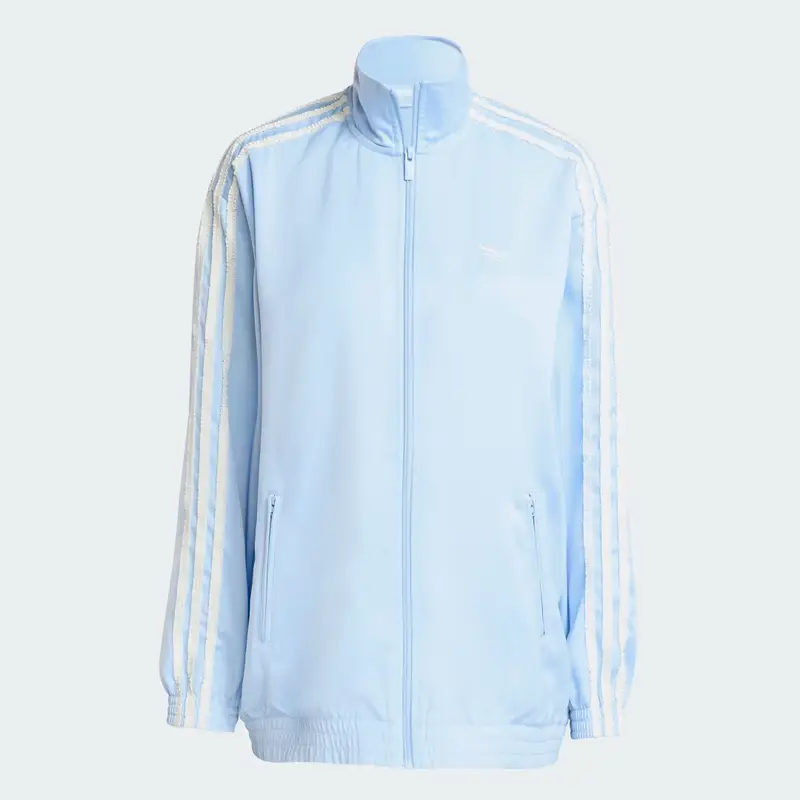 Giacca da allenamento Firebird adidas Originals con 3 strisce arricciate Clear Sky miniatura 4