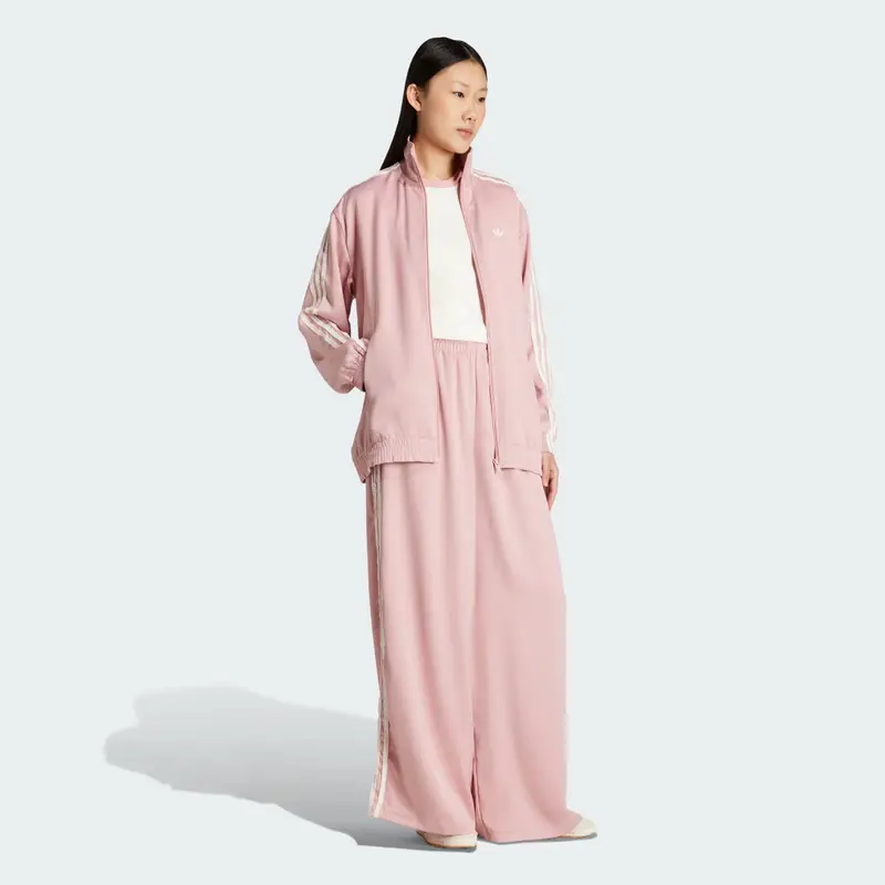 Giacca da allenamento Firebird adidas Originals con 3 strisce arricciate Wonder Mauve miniatura 3