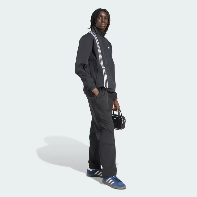 Giacca da allenamento Firebird con strisce frontali in tessuto Black miniatura 3