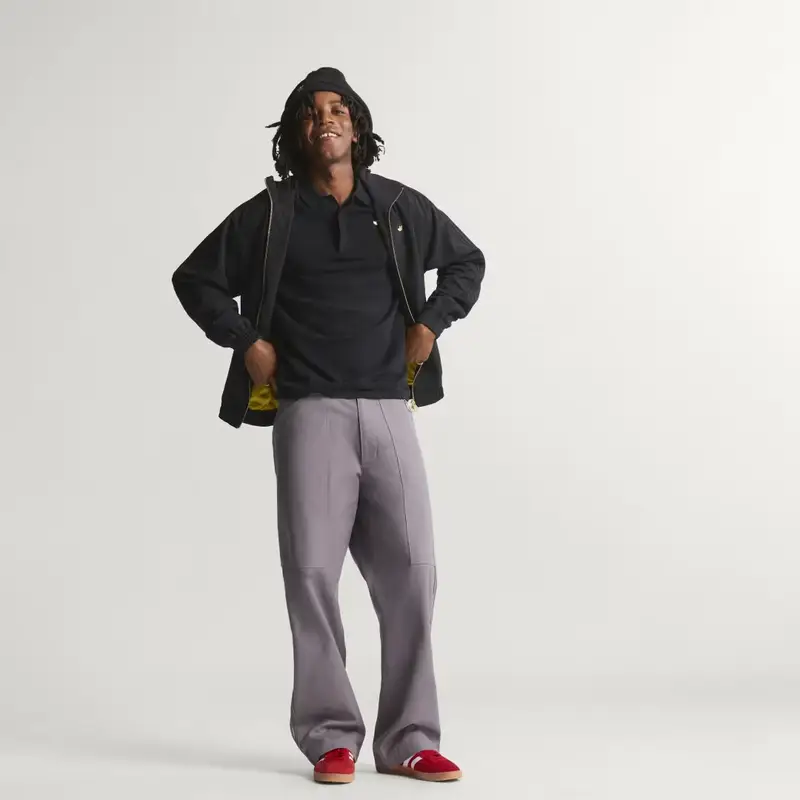 Giacca da allenamento FIREBIRD LOOSE PINSTRIPES Black miniatura 3