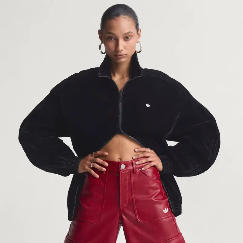 Giacca da allenamento Firebird oversize in twill spazzolato Utility Black