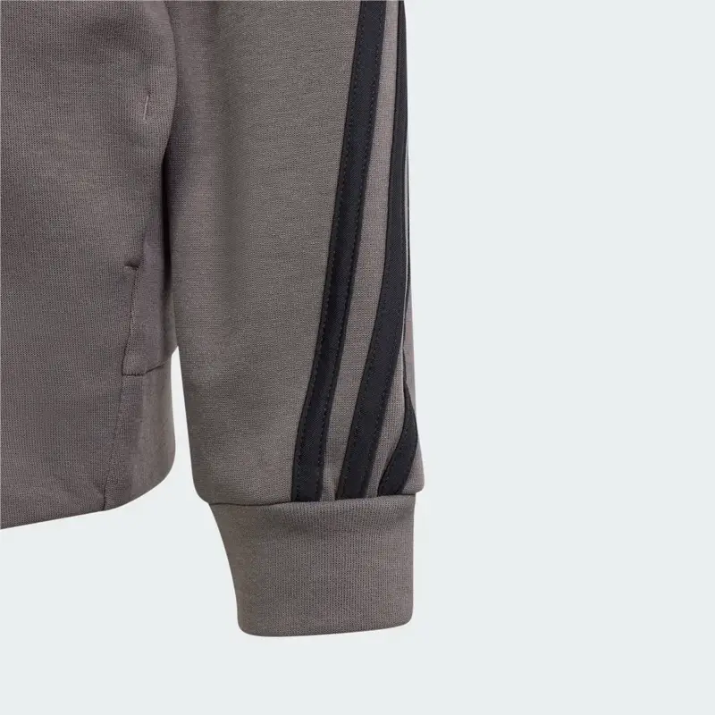 Giacca da allenamento Future Icons 3-Stripes Full-Zip Hooded Charcoal miniatura 3