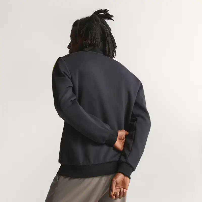 Giacca da allenamento ICONICA A RIGHE TIPPED Black miniatura 2