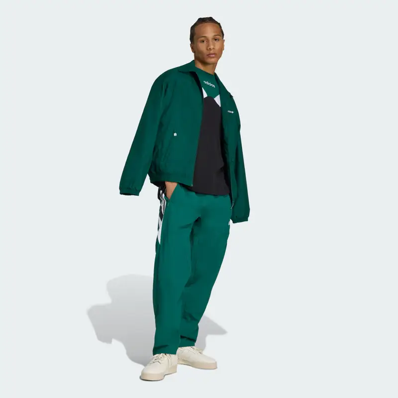 Giacca da allenamento in tessuto spazzolato Collegiate Green miniatura 3