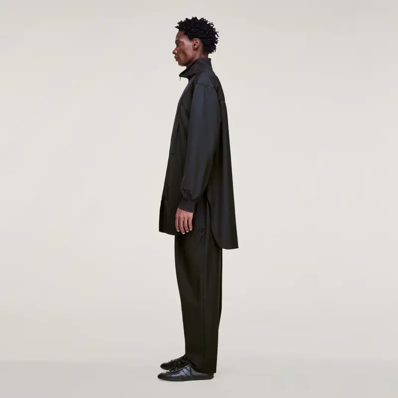 GIACCA DA ALLENAMENTO LUNGA IN LANA RAFFINATA Y-3 Black miniatura 2