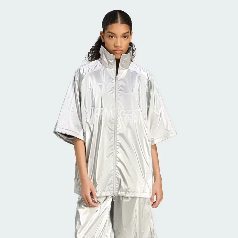 Giacca da allenamento oversize argento Adilenium Season 4 Teamgeist Silver Metallic miniatura 2