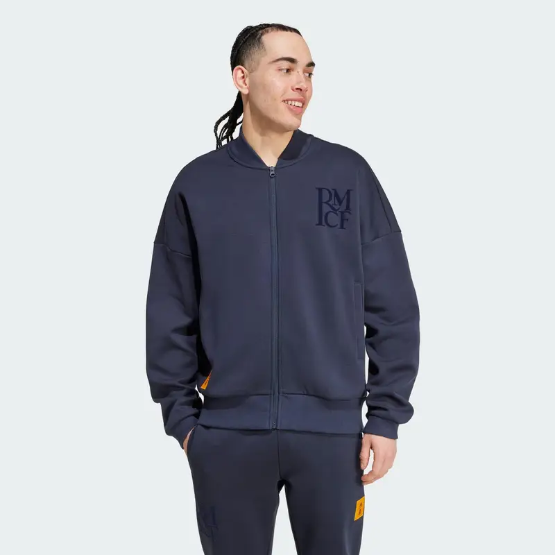 Giacca da allenamento Seasonal Doubleknit Real Madrid | Adidas Blu navy