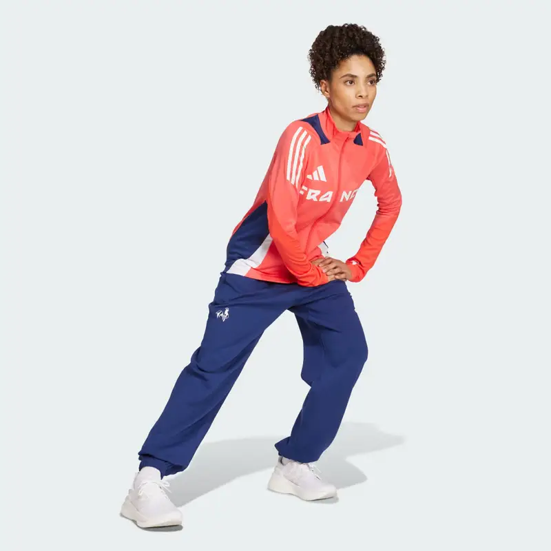 Giacca da allenamento Team France Semi Lucid Red miniatura 3