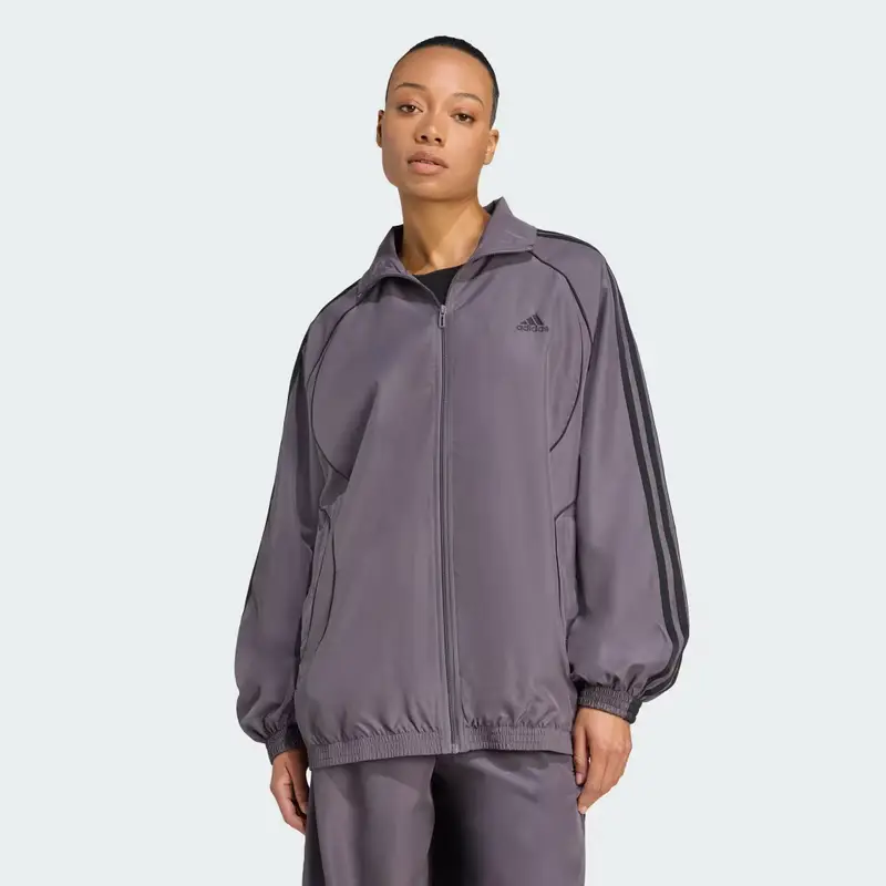 Giacca da allenamento Teamgeist adicolor Oversized Woven Grey Strata