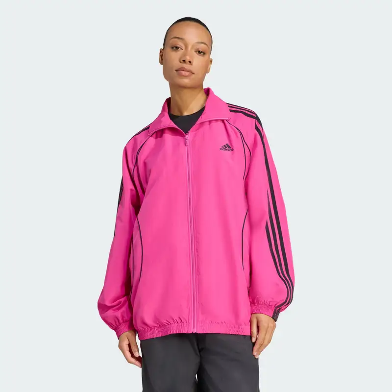 Giacca da allenamento Teamgeist adicolor Oversized Woven Semi Lucid Fuchsia