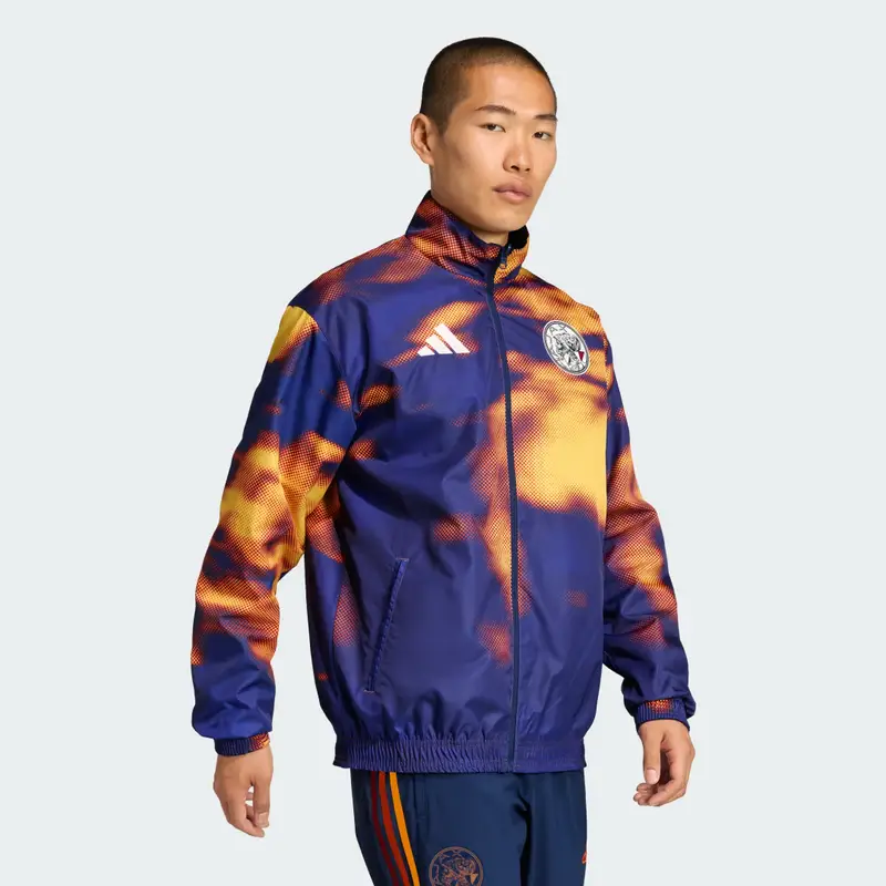 Giacca da allenamento x ID&amp; T Ajax Amsterdam Team Navy Blue 2 miniatura 4