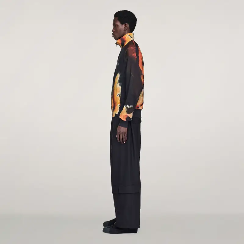 Giacca da allenamento Y-3 AOP - 3-Strisce Black miniatura 2