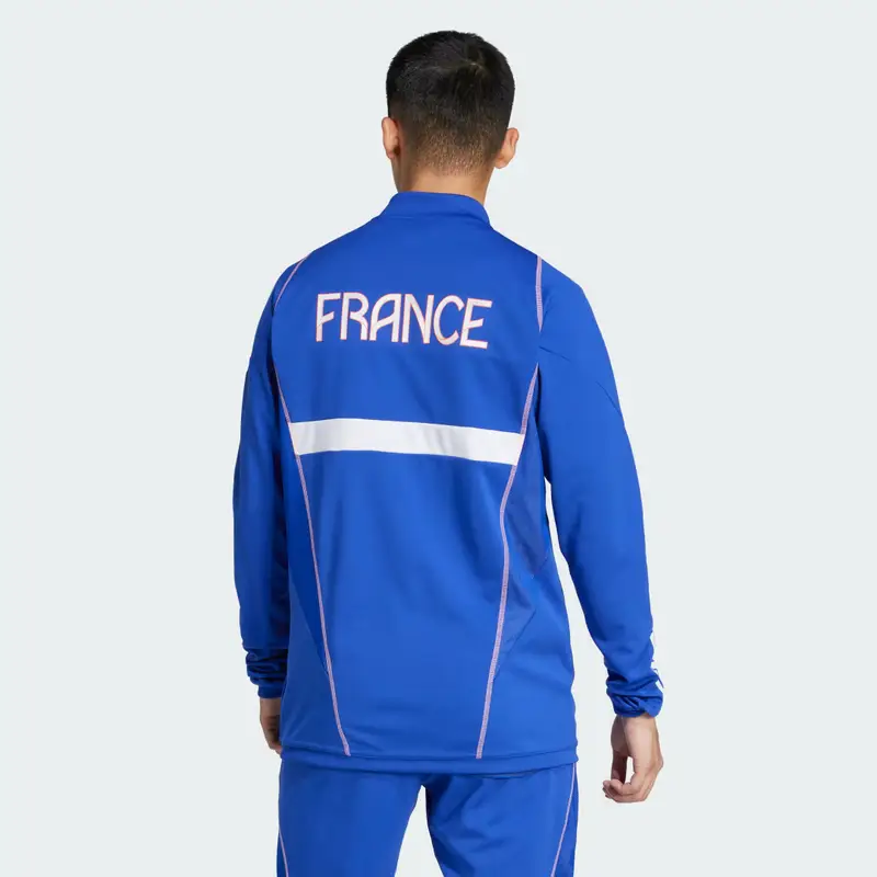 Giacca da pallamano Training France Semi Lucid Blue miniatura 2