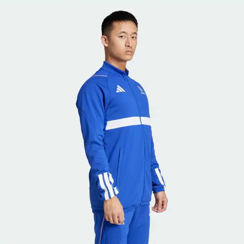 Giacca da pallamano Training France Semi Lucid Blue miniatura 3
