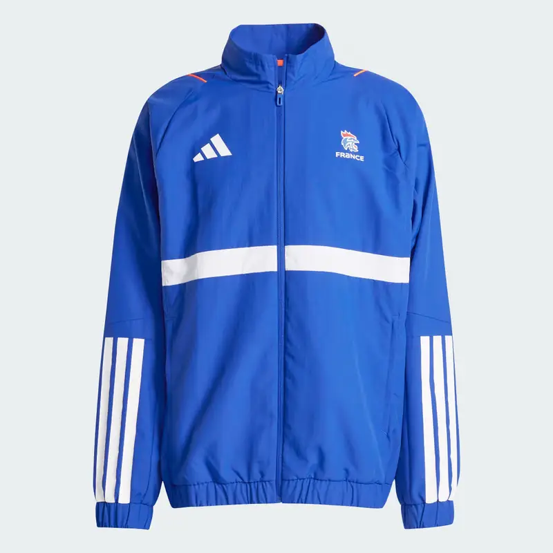 Giacca da rappresentanza Handball France Semi Lucid Blue miniatura 4