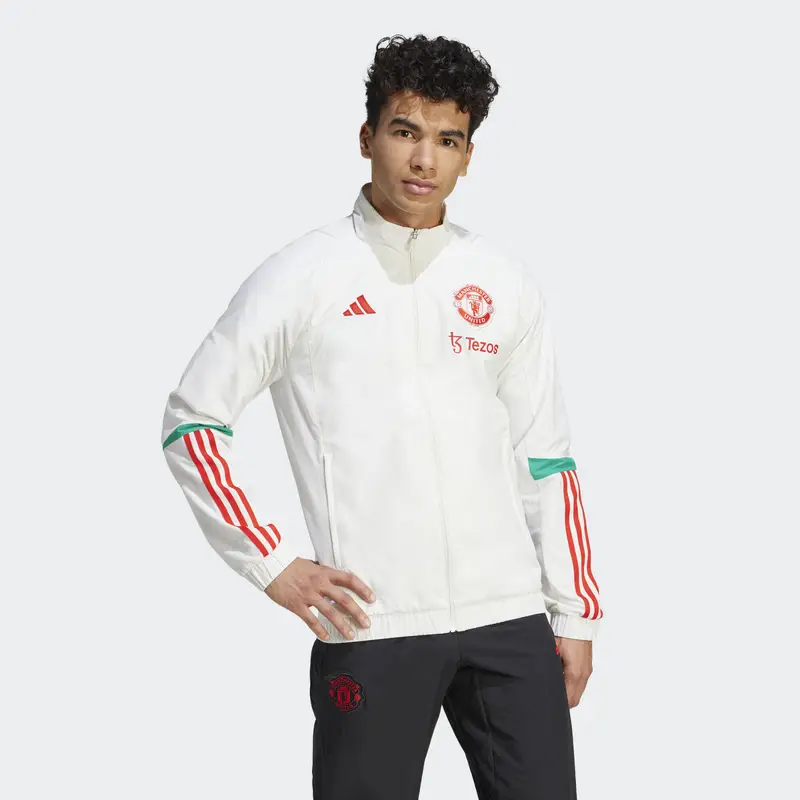 Giacca da rappresentanza Tiro 23 Manchester United FC | Adidas Bianco