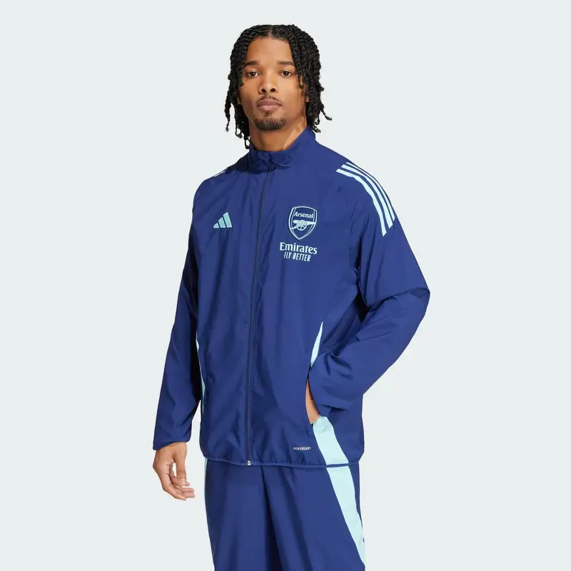Giacca da rappresentanza Tiro 24 Arsenal FC | Adidas Blu scuro