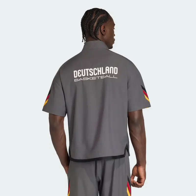 GIACCA DA RISCALDAMENTO DBB BASKETBALL SS UOMO Grey Six miniatura 2