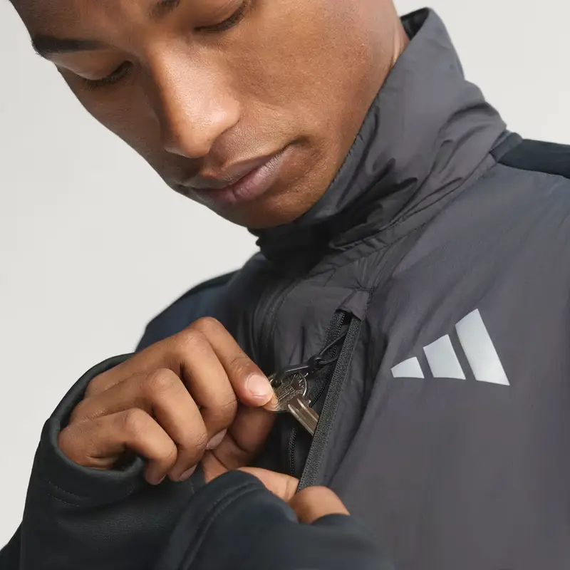 Giacca da running Adi365 CLIMAWARM Black miniatura 3