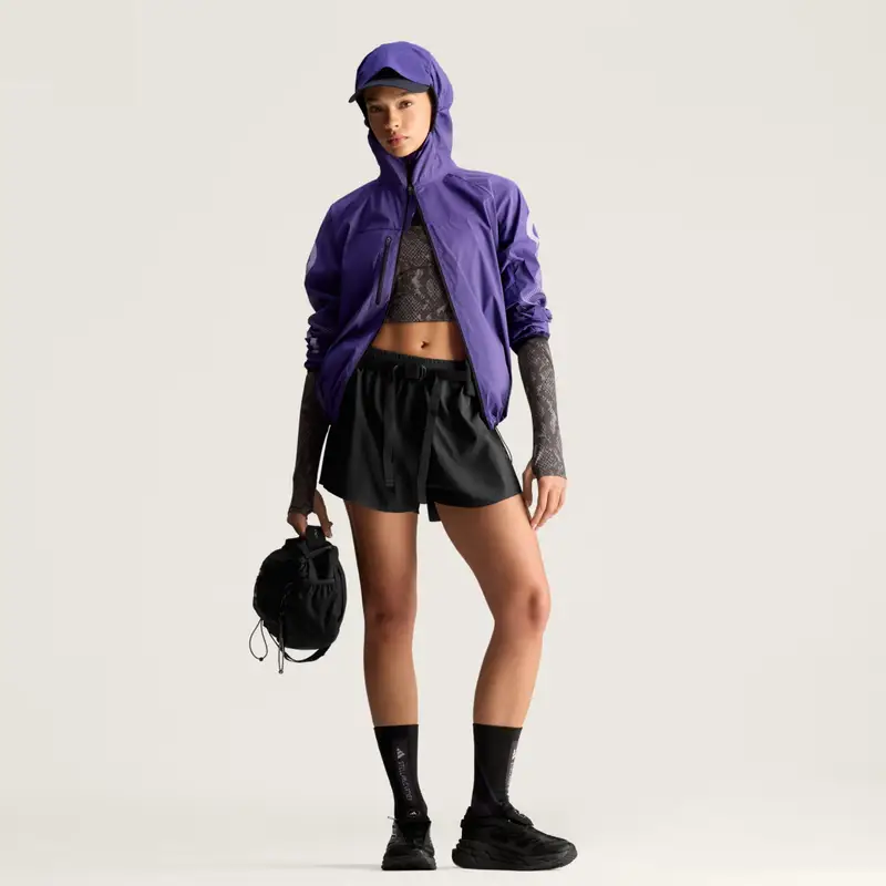 Giacca da running adidas by Stella McCartney Alpine Violet miniatura 3
