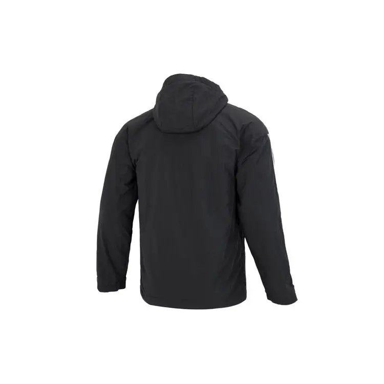 Giacca da Tuta Adidas Originals Lock-Up Reversibile a Righe con Logo Giacca a Vento con Cappuccio Maniche Lunghe Uomo Capispalla Nero HL9186 XXL miniatura 3