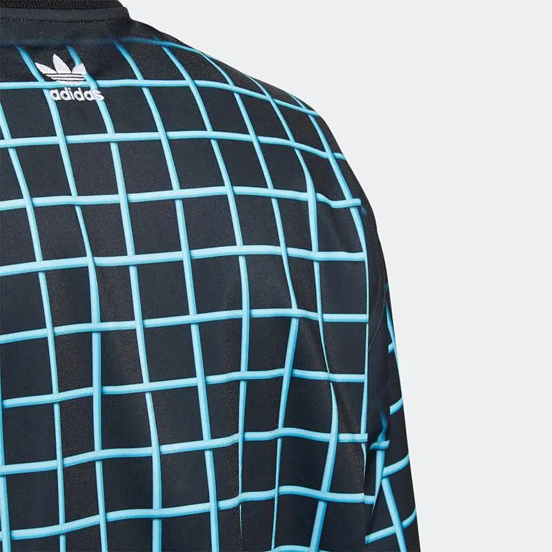 Giacca da Tuta Adidas Originals X Jeremy Scott Stampa Plaid Cartone Animato Unisex Capispalla Nero HG6509 S miniatura 4