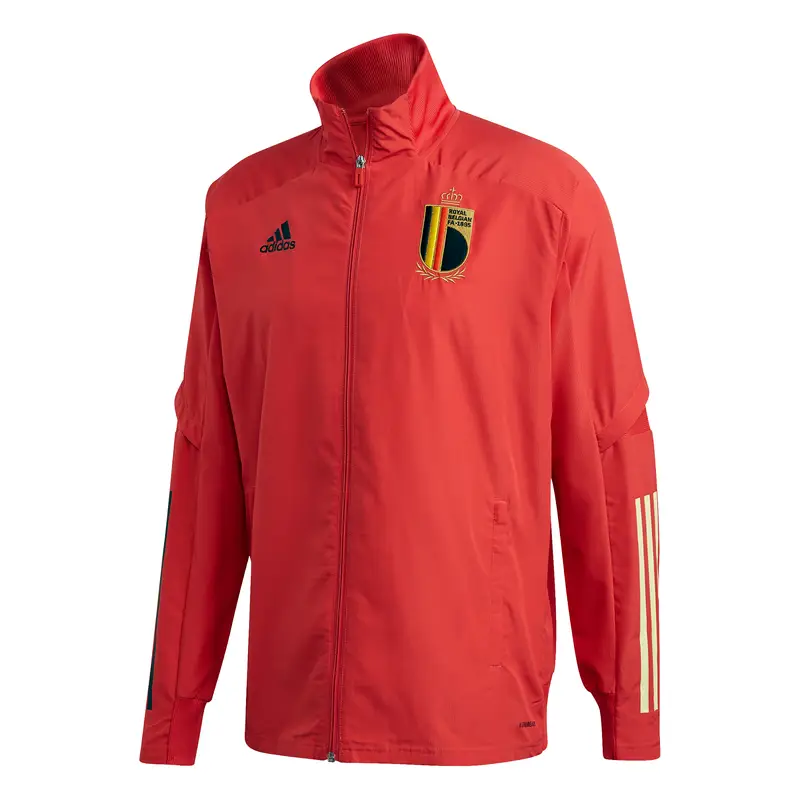 Giacca della Tuta per il riscaldamento Belgique 2020 Rouge