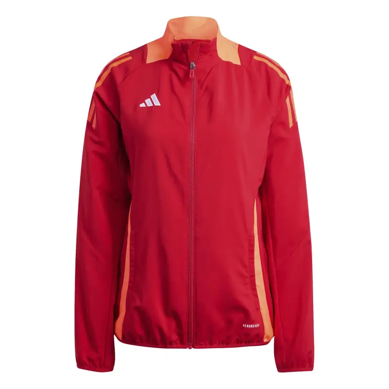 Giacca di presentazione da donna adidas Tiro 24 Competition Rouge