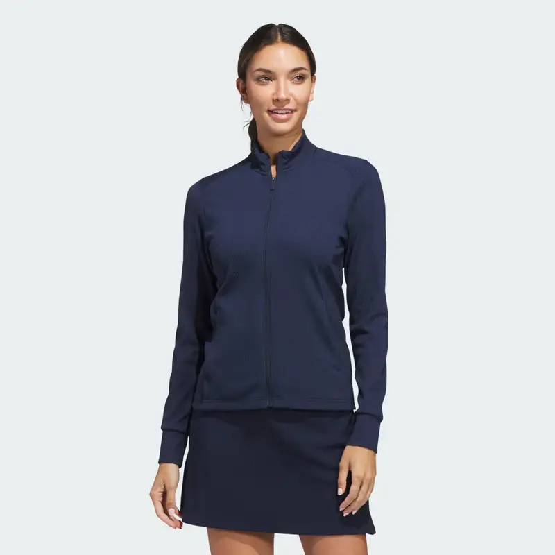GIACCA FULL ZIP PERFORMANCE TEXTURE Collegiate Navy
