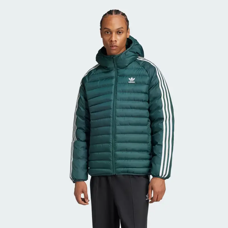Giacca Hooded Synthetic Mineral Green