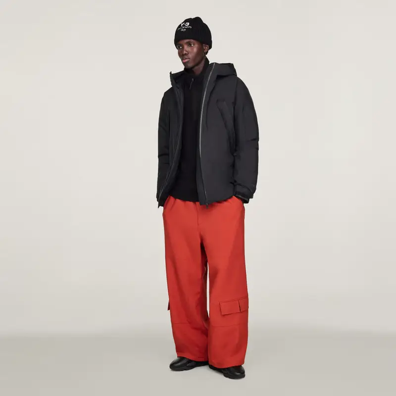 Giacca imbottita con cappuccio Y-3 GORE-TEX Black miniatura 4