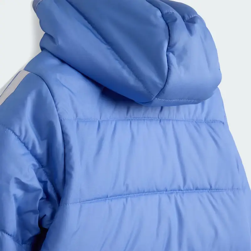 Giacca imbottita essenziale 3 strisce per bambino Blue Fusion miniatura 4