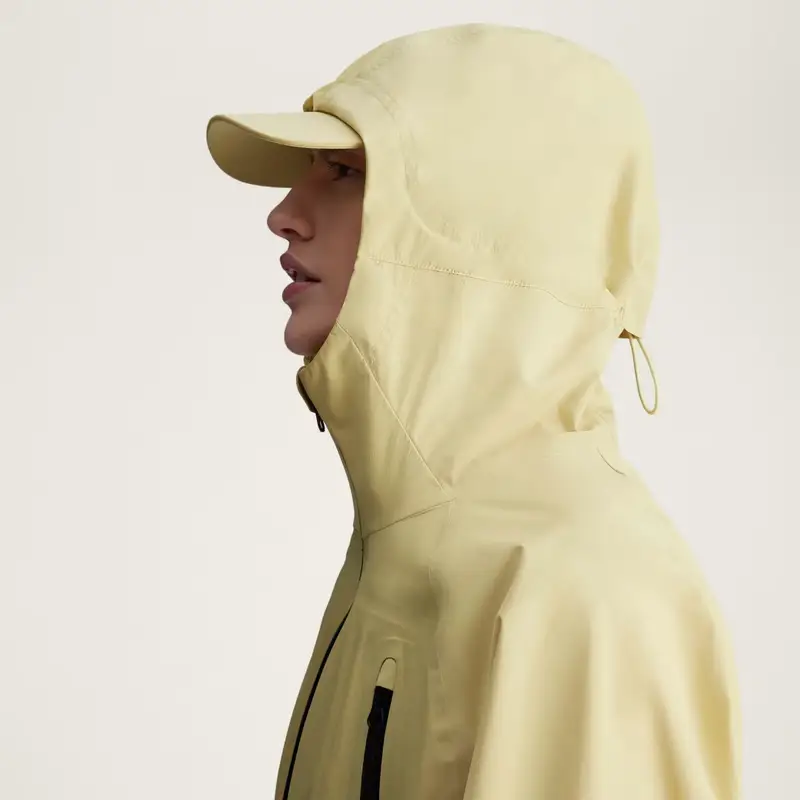 Giacca impermeabile adidas by Stella McCartney TrueNature Short Halo Gold miniatura 4
