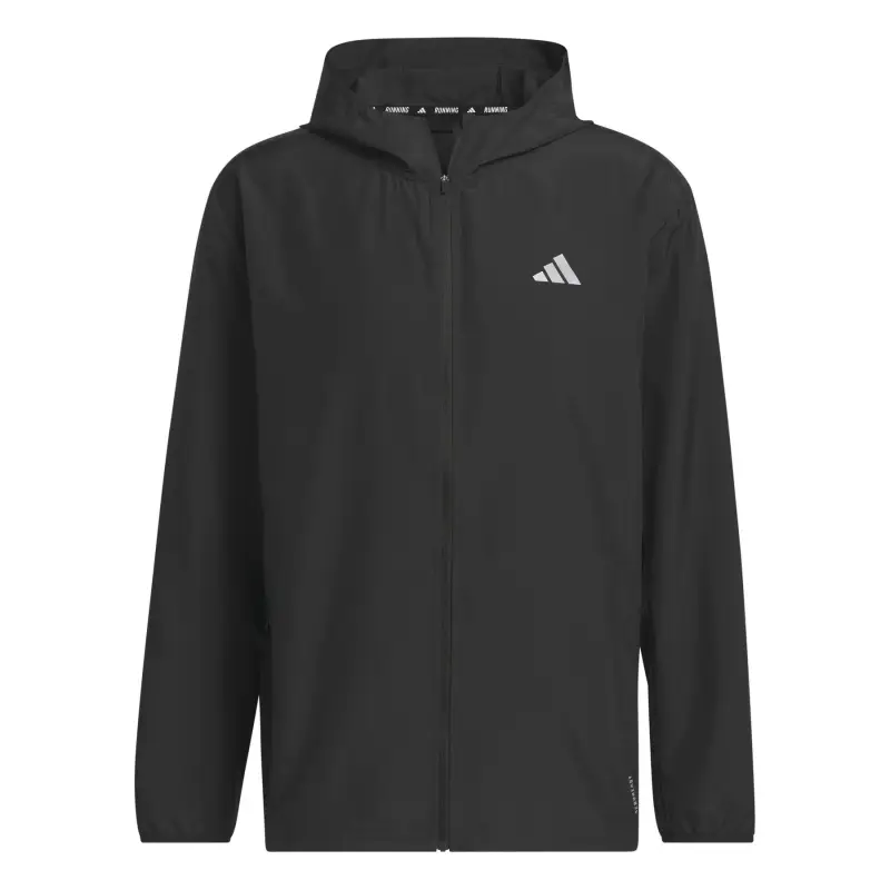 Giacca impermeabile Adidas Run It Noir