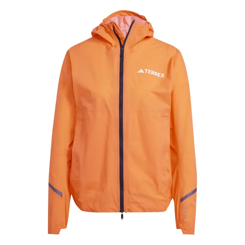 Giacca impermeabile leggera da donna Adidas XPR Orange