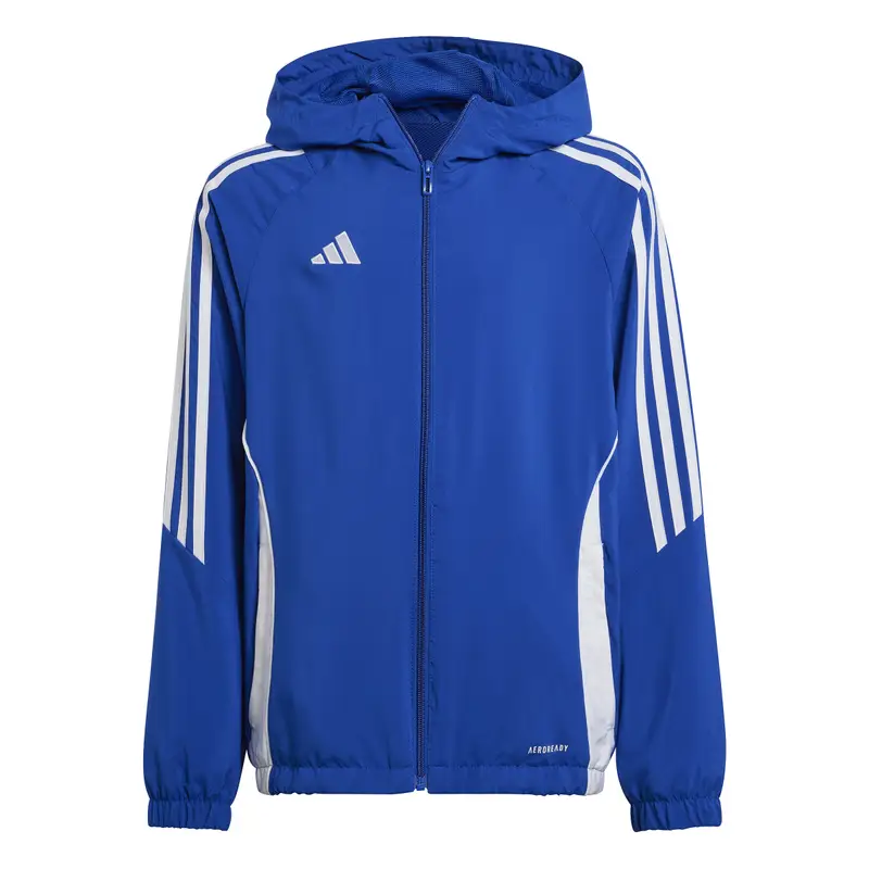 Giacca impermeabile per bambini Adidas Tiro 24 Bleu