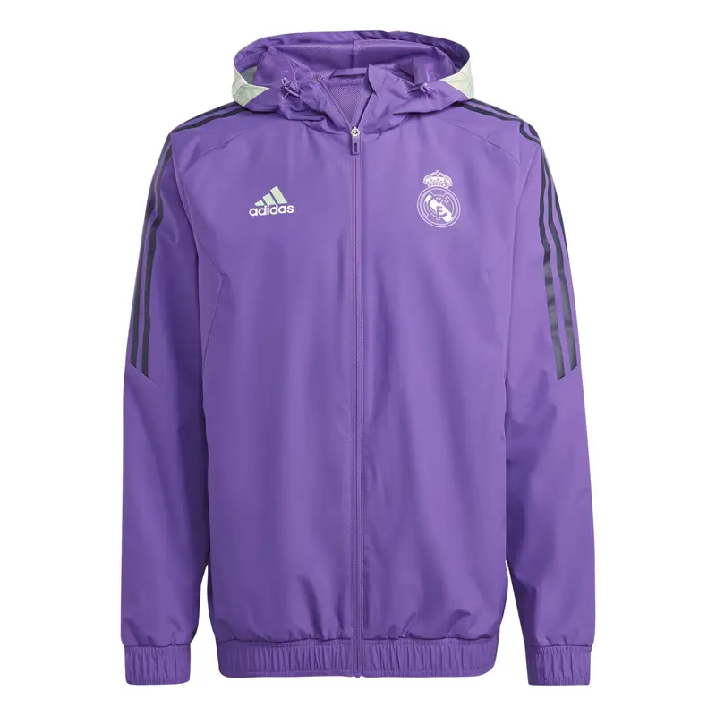 Giacca impermeabile Real Madrid Condivo 2022/23 All-Weather 2022/23 Violet