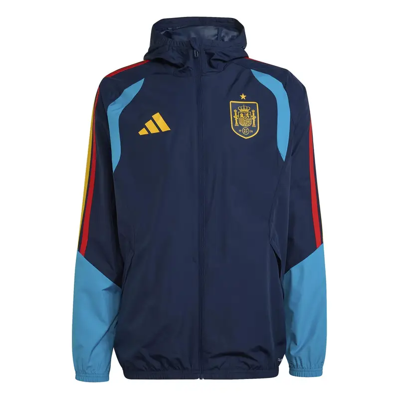 Giacca impermeabile Spagna Tiro Coupe du Monde 2026 Bleu
