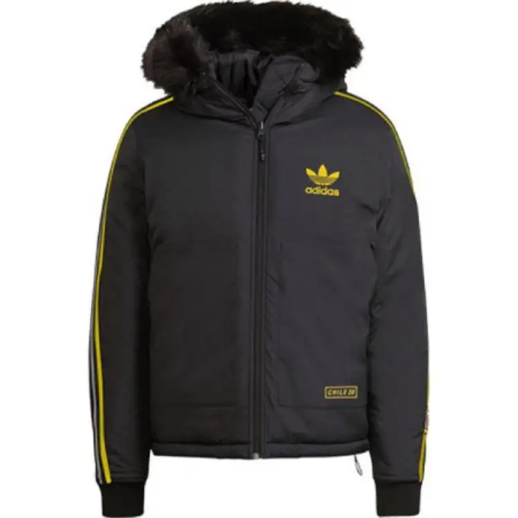 Giacca in Cotone Full Zip Adidas Originals Chile 20 Uomo Giacca Nera H65543 L