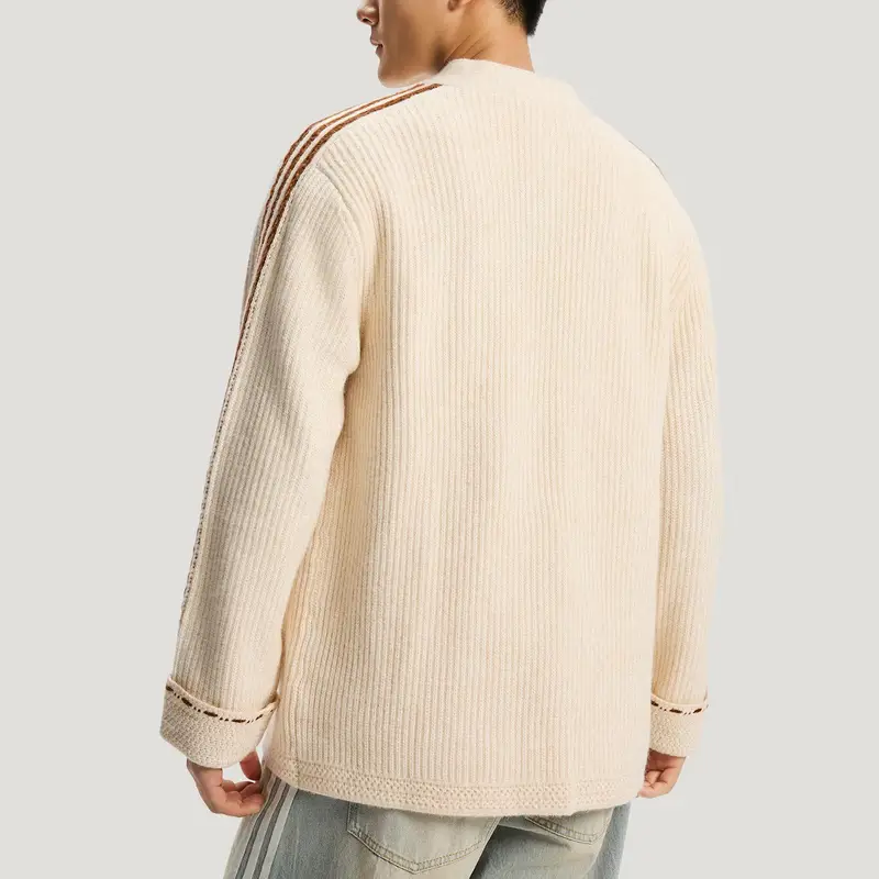 Giacca in maglia Adidas Originals Capodanno FW25 CNY Nuovo Stile Cinese Casual Maglia Sportiva Ampia Maniche Lunghe Giacca Unisex KR5065 2XL miniatura 2