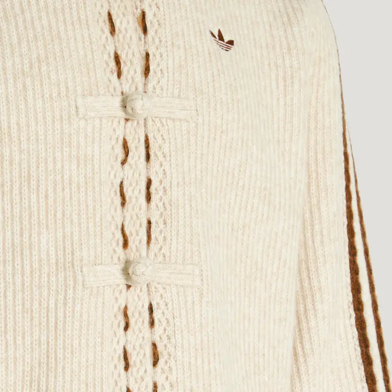 Giacca in maglia Adidas Originals Capodanno FW25 CNY Nuovo Stile Cinese Casual Maglia Sportiva Ampia Maniche Lunghe Giacca Unisex KR5065 2XL miniatura 5