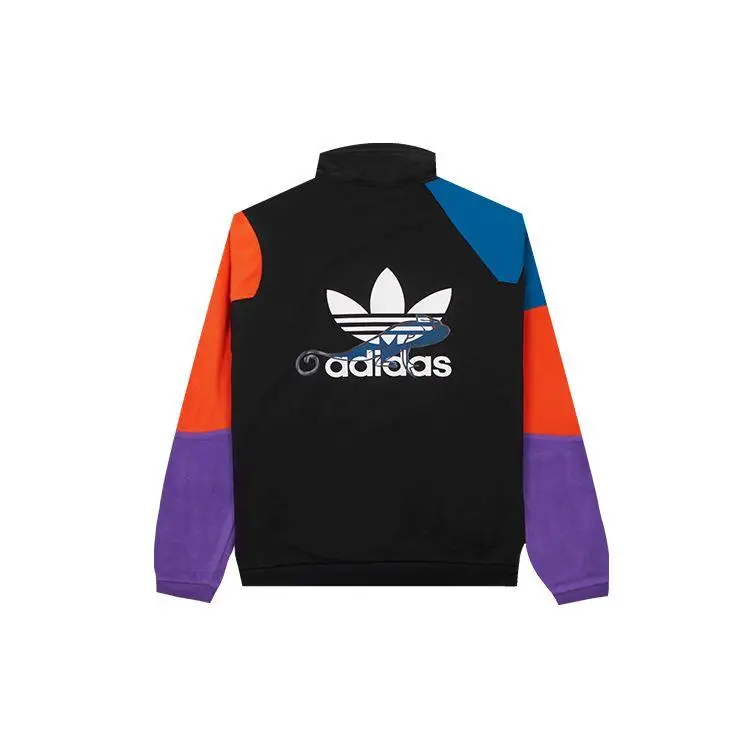 Giacca in Pile PT3 Adidas Originals con Sherpa a Contrasto Giubbotti Uomo Nero FM3680 S miniatura 3