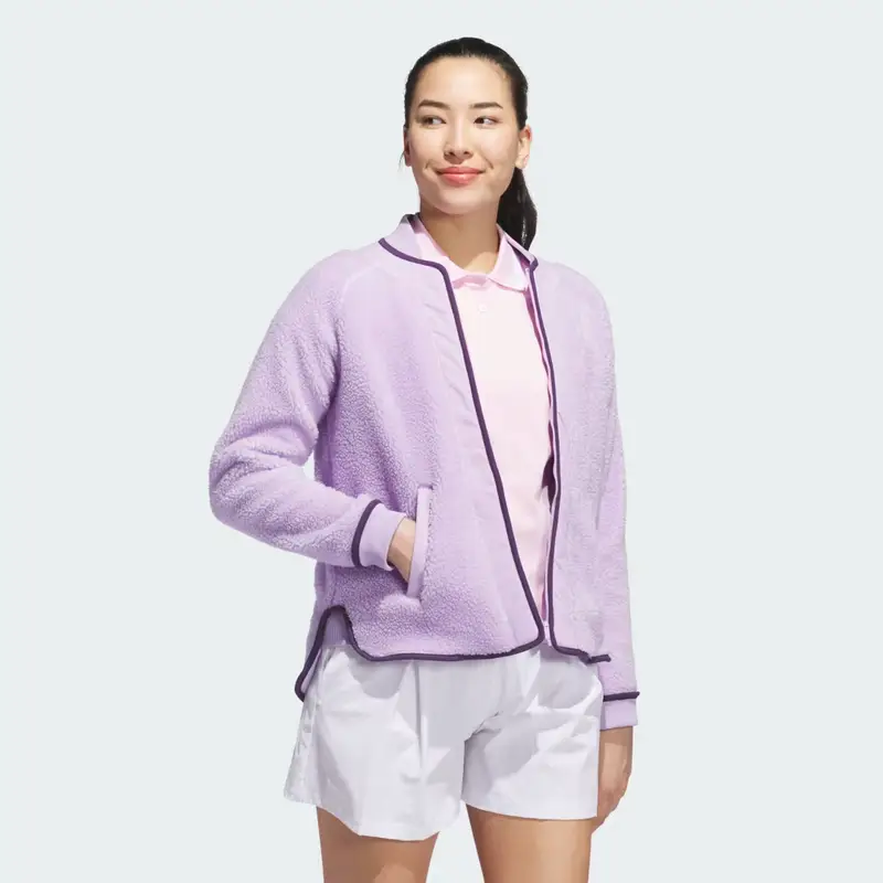 Giacca in tessuto felpato Go-to Powder Plum miniatura 3