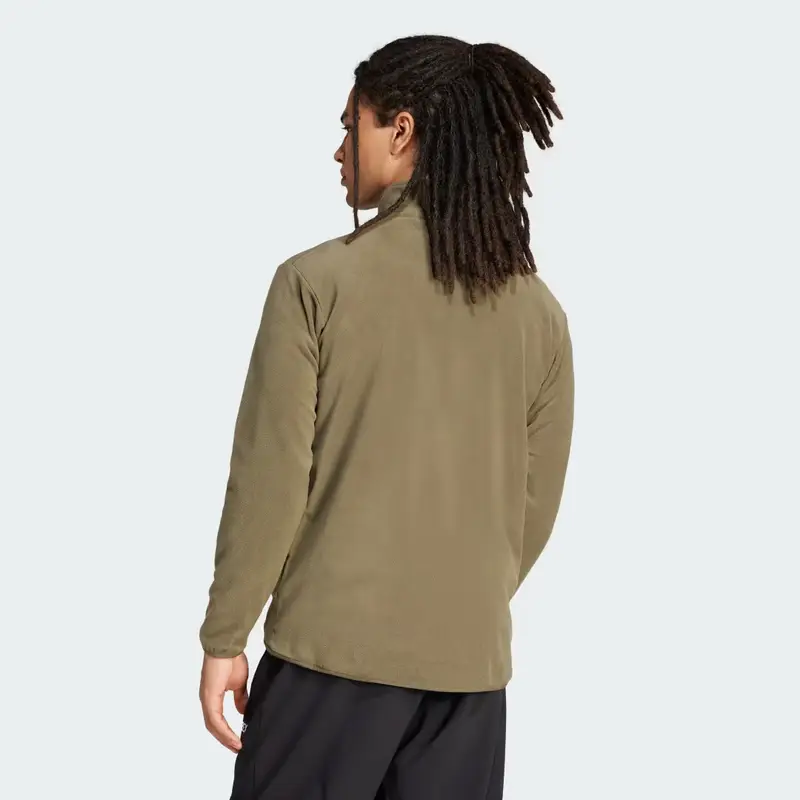 Giacca Multi Essentials 1/2 Zip Fleece Olive Strata miniatura 2
