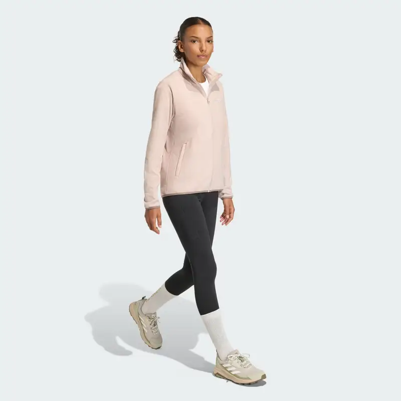 Giacca Multi Essentials Full-Zip Fleece Wonder Taupe miniatura 3