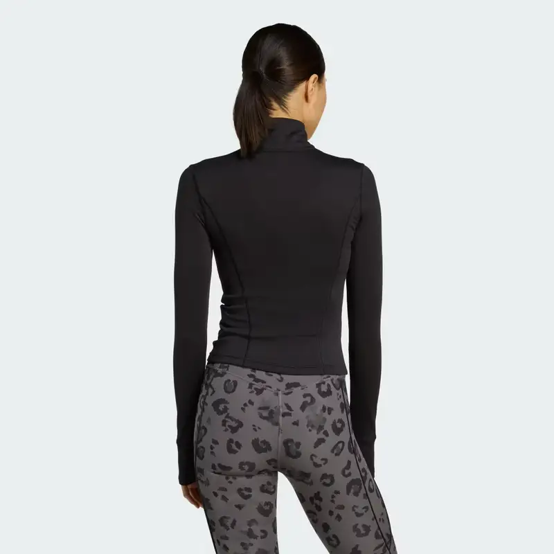 Giacca Optime Essentials zip integrale Black miniatura 2