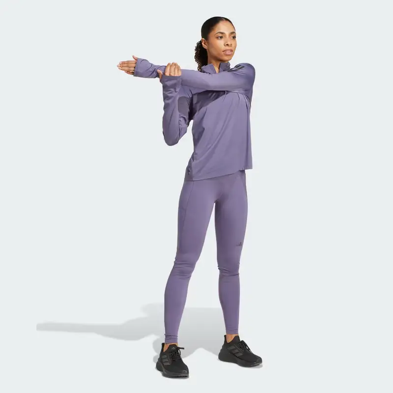 Giacca Own the Run Half-Zip Preloved Violet miniatura 3