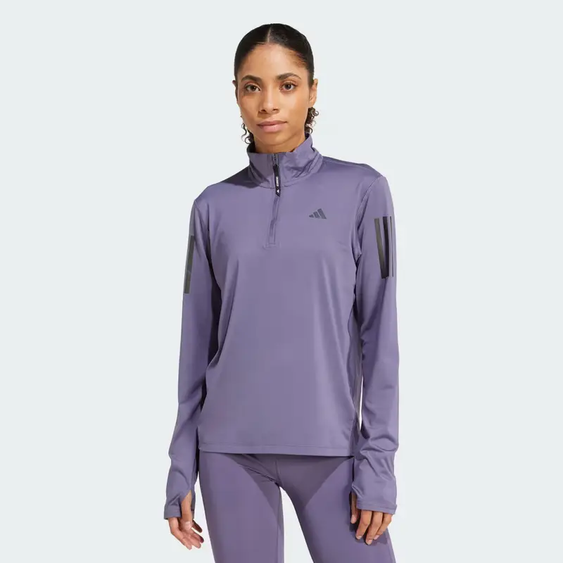 Giacca Own the Run Half-Zip Preloved Violet