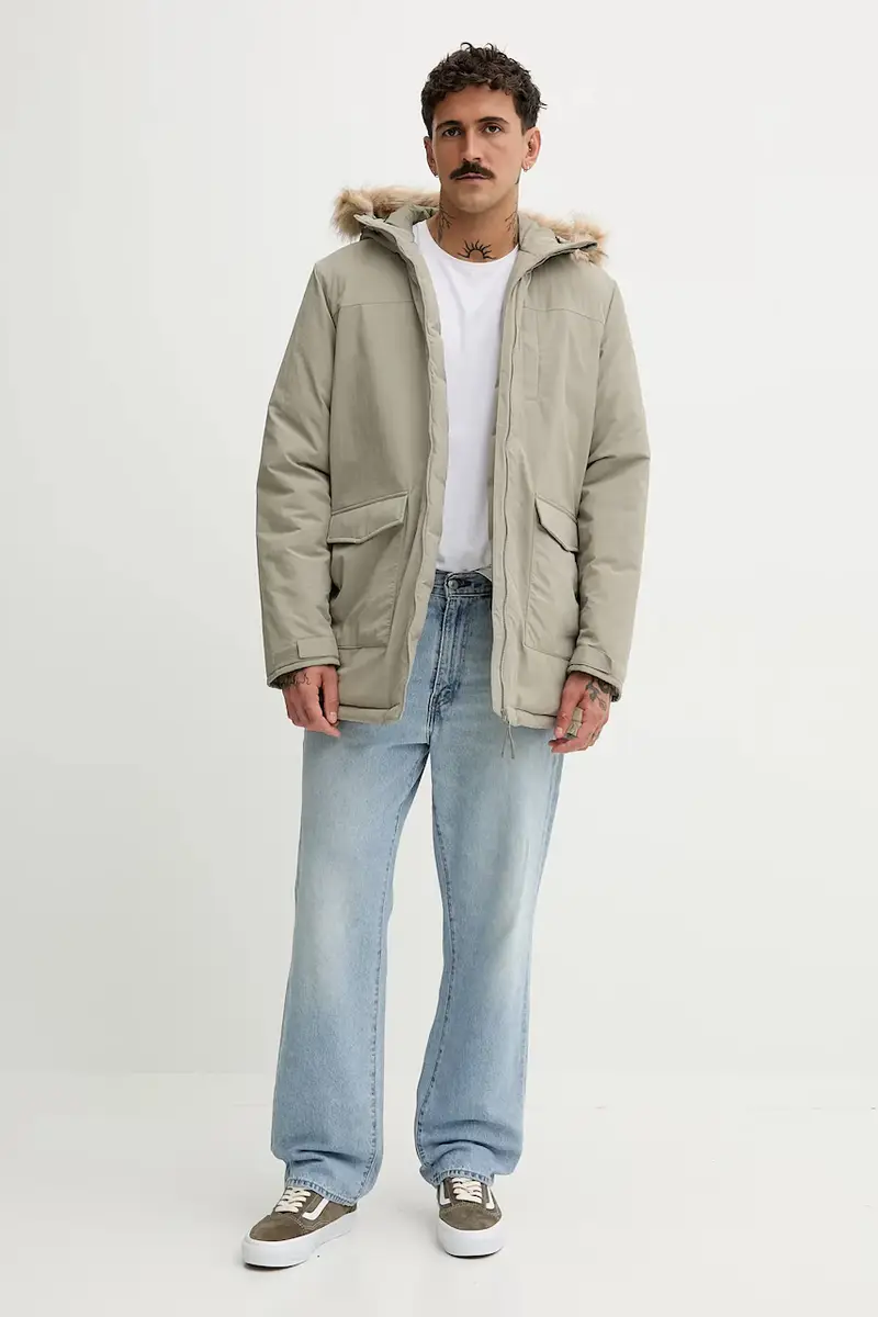 giacca Paveric colore verde JX7747 miniatura 2