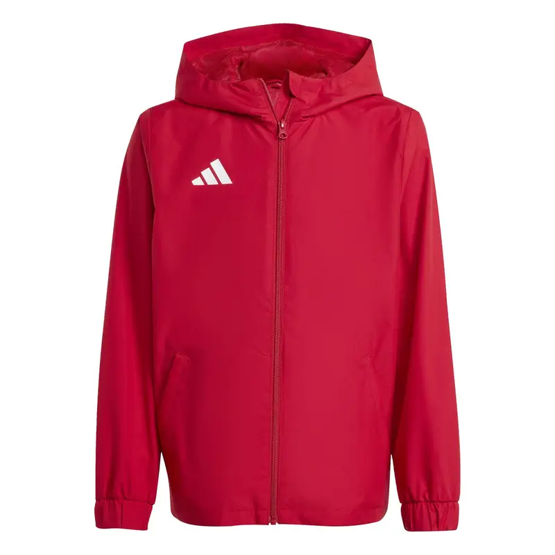 Giacca per bambini adidas Entrada 26 All Weather Rouge